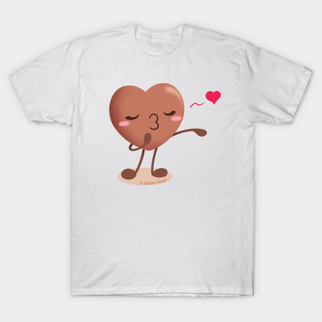 Lovely chocolates - Sending kisses T-Shirt by SilveryDreams